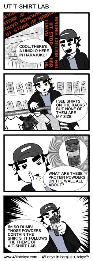 Where are all of the L and XL sized shirts at the Uniqlo UT Lab?