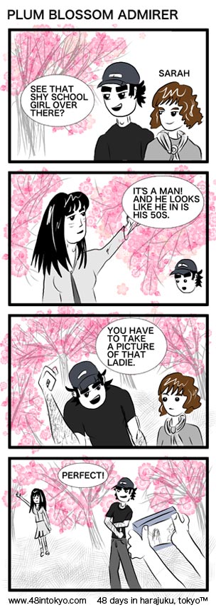 Sarah and I run into something interesting while looking at Plum Blossoms.