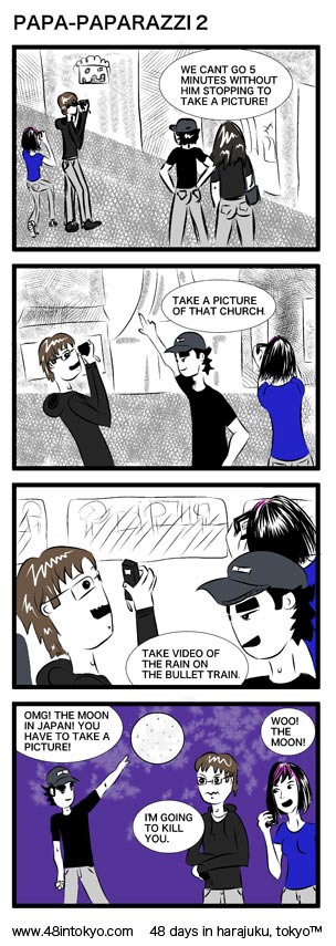 Krysta can tell you that Adam wasn't the only paparazzi in Tokyo.